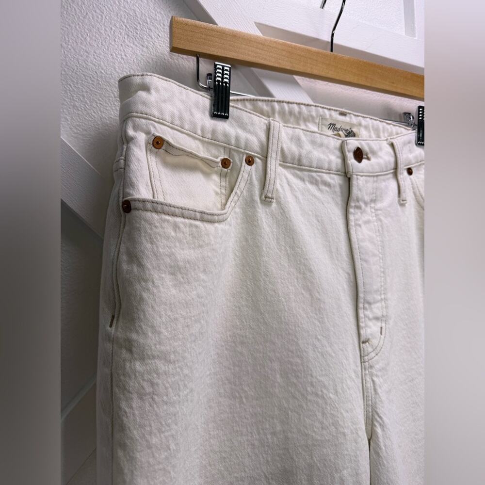 Madewell The Perfect Vintage Crop Jean in Cloud Lining Size 33 - Picture 4 of 12